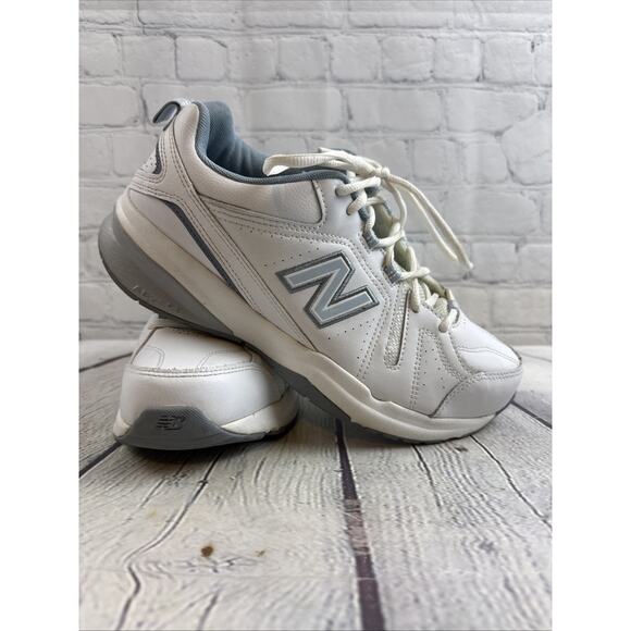 New Balance WX608WB5 White Light Blue 10 W 608 Memory Comfort Soft - Picture 1 of 9